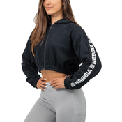 Majica s kapuljacom Nebbia Cropped Zip-Up Hoodie ICONIC