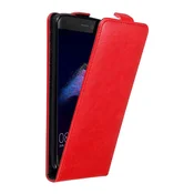 Cadorabo Cadorabo Ohišje, združljivo z Huawei P8 LITE 2017 / P9 LITE 2017 v rdeče jabolko - Zaščitni ovitek v obliki flipa z magnetnim zapiranjem, (20564320)