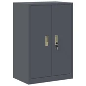 Vidaxl Omarica za shranjevanje Antracit 60 x 40 x 90 cm Jeklo