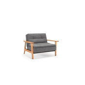 stol DUBLEXO CHAIR z rokonasloni -Svetlo siva