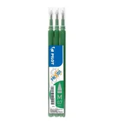 Refill za kemijsku olovku PILOT Frixion Point, igličasti, brišivi, 0,25 mm, zeleni, 3 kom/pak BLS-FRP5-G-S3