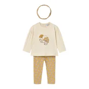 Mayoral Komplet bluza in legice 2744 Rumena Regular Fit