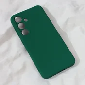 Torbica Teracell Soft Velvet za Samsung S921B Galaxy S24 tamno zelena