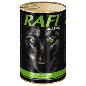 Varčno pakiranje Rafi Dog 12 x 1240 g - divjačina