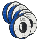 Professional Lab 5x ABS Modra Filament 1.75mm - Professional Lab ABS+ za 3D Tisk (1kg Kolut)