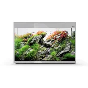 Aquael akvarij Glossy ST 80 Day&Night, siv - 125 L/80 x 35 x 54 cm