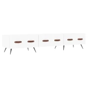 TV ormaric bijeli 150 x 36 x 30 cm od konstruiranog drva