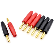5 parov 4 mm banana priključkov za RC Lipo baterije | Pozlačeni | Združljivi z WLtoys 144001, držalo za baterije