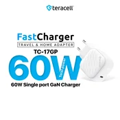 Kucni punjac Teracell Evolution TC-17GP/ GaN/ PPS/ PD 3.0/ 60W beli CE