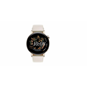 HUAWEI Watch GT3 (42mm) zlatni sa bijelim kožnim remenom + GRATIS Noaline power bank 10000 mAh (prijenosna baterija)