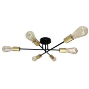 Crespilo Luster Crni 6x40W E27 ( 15013 )