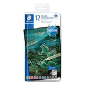 Staedtler barvice metalne Design Journey, 12/1 v kovinski škatli