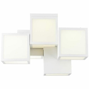 Brilliant - LED plafonjera CUBIX 5xLED/7,6W/230V 3000K bela
