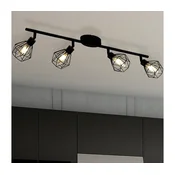 Eglo 55301 - LED točkovno svetilo ZAPATA 4xG9/3W/230V črna