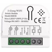 Gembird SMART-2GANG SMART-2GANG- tuya Wifi DIY self-locking remote control smart switch relay module DC 5V/7