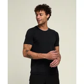 Moška majica Wilson  M Team Seamless Crew Black  S