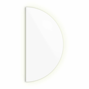 tulup.si Polkrožno ogledalo z LED osvetlitvijo 30x60 cm Topla svetloba
