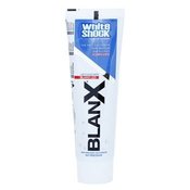 BlanX White Shock pasta za izbjeljivanje mrlja na zubnoj caklini s trenutnim učinkom Blue Formula (Non Abrasive, No Peroxides) 75 ml