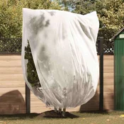 vidaXL Pokrovni flis za zaščito rastlin pred zmrzaljo 3 pcs Bela