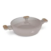 Berlingerhaus Globoka ponev s titanovim premazom in pokrovom, premer 28 cm, barva Taupe, iz kolekcije Nordic Collection