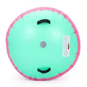 VEVOR Napihljiv gimnastični valj Air Roller 120x75 cm roza