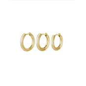 Cala Rose Uhani BASIC SET zlata