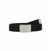 JACK & JONES Pas JACLONDON črna/srebrna