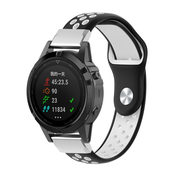 Silikonski pas za uro Garmin Approach S60 Dots s priborom za menjavo - bel