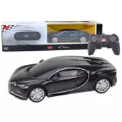 Bugatti Veyron Chiron Auto na daljinsko upravljanje RC Crni 1:24