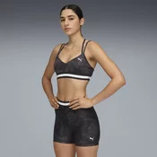 Womens Puma FLORAL RIBBON Low-Support Bra, Black, Size XXL, Clothing