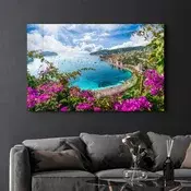 Wallity Dekorativna slika na kaljenom staklu, 35x55cm, Šarena