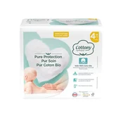 Cottony Organic Cotton Baby Diapers Size 4 7-18kg 28 diapers