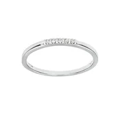 DIAMANT LETERNEL Prstan srebrna