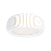 Plafonjera STRIPES 2xE27/40W/230V O 55 cm bela/krem
