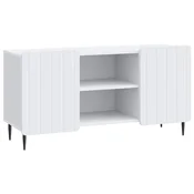 Vidaxl TV omarica Bela 102 x 34,5 x 52 cm Inženirski les