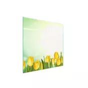 shumee STEKLENA ZAŠČITNA PLOŠČA ZA ŠTEDILNIK 50x52 TULIPANI