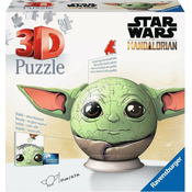 Ravensburger Puzzleball Star Wars: Mandalorian Grogu z ušesi 77 kosov