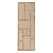 Ročno tkan volnen tekač v naravni barvi 80x230 cm Harris Modula Wool – Flair Rugs
