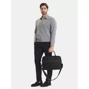 Torba za laptop Tommy Hilfiger Th Woven Computer Bag AM0AM14094 Crna