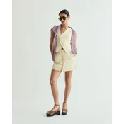 Scalpers Brezrokavnik Vichy Summer pastelno rumena