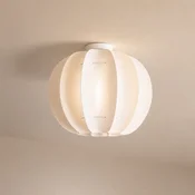 Lindby stropna svetilka Winslow, kremno bela, O 50 cm, E27 - Dnevna soba/jedilnica - Skandinavski - Plastika