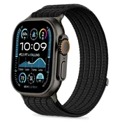 Tech-protect Nylon sport pašček za Apple Watch (44 / 45 / 46 / 49 mm), black
