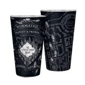 Harry Potter Large Glass - Marauders Map 400ml