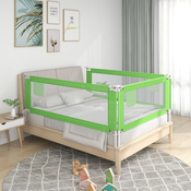 vidaXL Sigurnosna ograda za djecji krevet zelena 180 x 25 cm tkanina