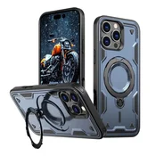 slomart Ohišje Hybrid Armor Trendy z MagSafe za iPhone 16 Pro - modro