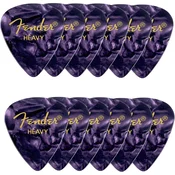 Fender 351 Shape Premium Pick Purple Motto Heavy 12 Pack