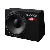 Kenwood KSC-W1200B avto subwoofer, 300W RMS, črn