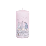 eoshop Sveča ŠKRATKI VALJ Božič d7x14cm