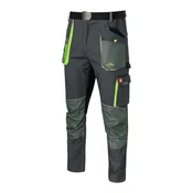 Hlače classic Artmas strech slim, sivo zelene, št. 52