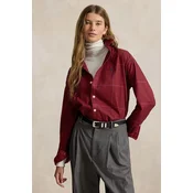 Polo Ralph Lauren Srajca 211B36267002 Rdeča Relaxed Fit